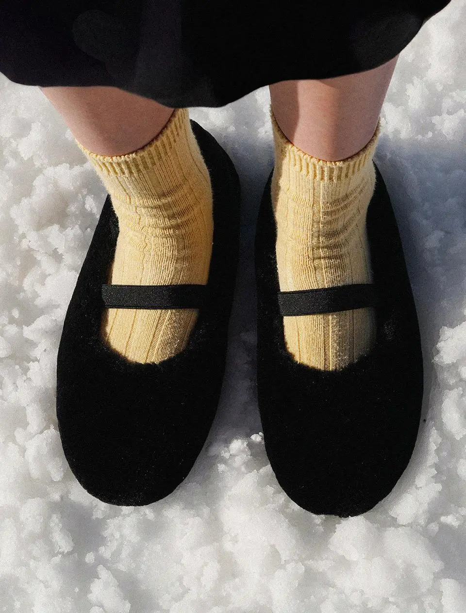 Victoria Casa Soft Fur Banded Fello MARY JANE [NEGRO] (1048106)