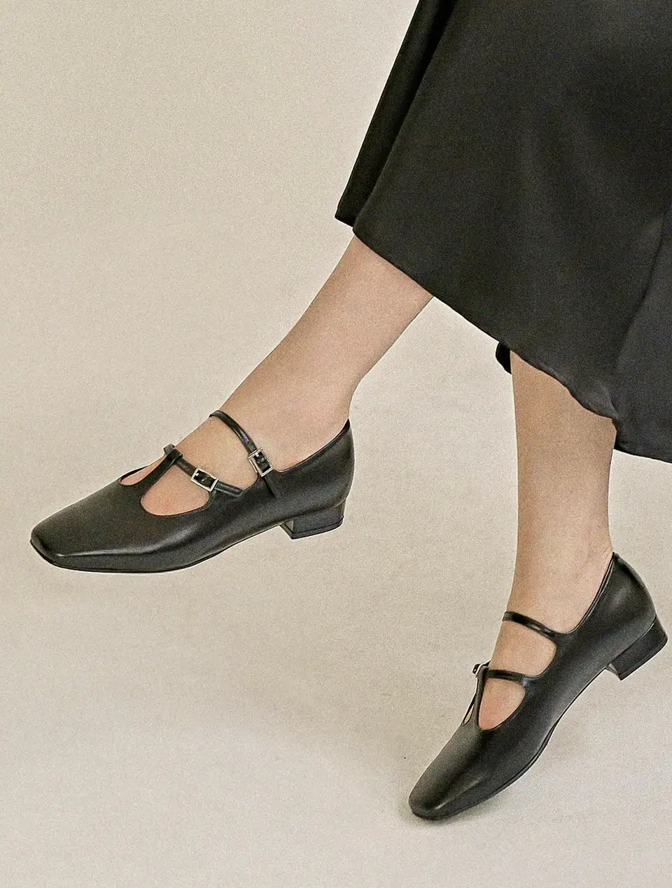 2022 Elin T Double Strap 2cm Ballet