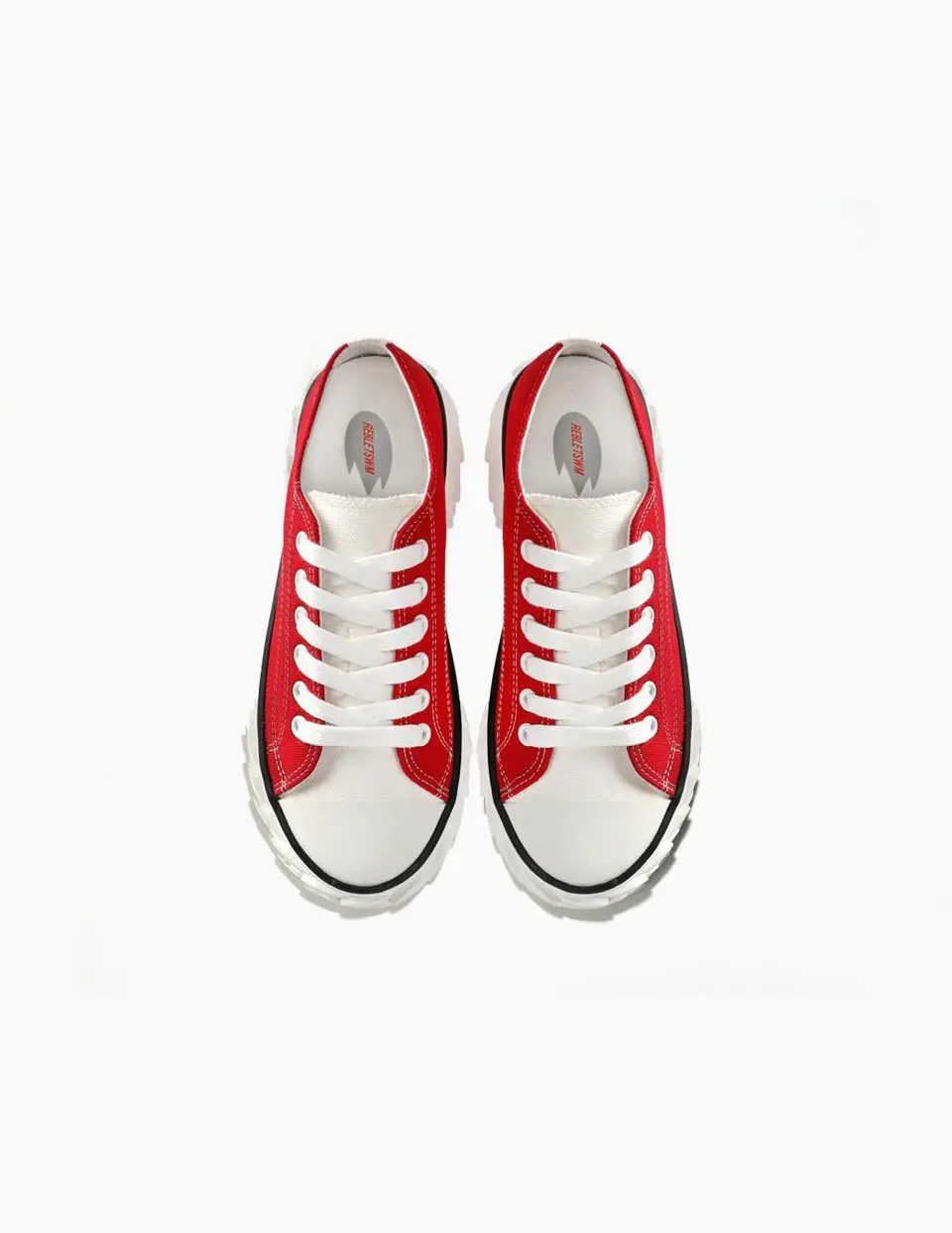 MAKO CANVAS BLEND SNEAKERS [RED]
