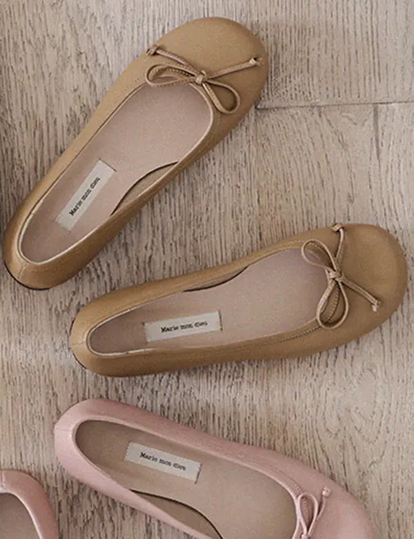 Lulu Ribbon Flat Shoes - 4 Colors