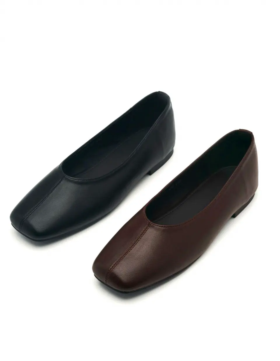 Zenne Square Toe 1.5cm Ballet Flat (VA9031)