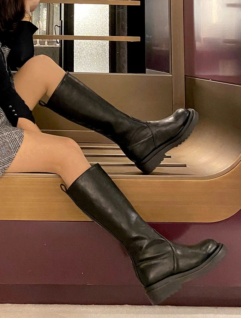 Gavy Wide Long Boots 2 Colors