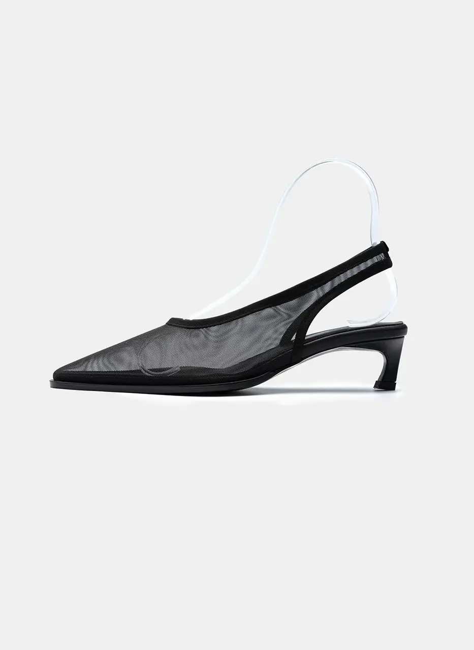 Fay Stiletto Sling Back Pumps/ 3colors