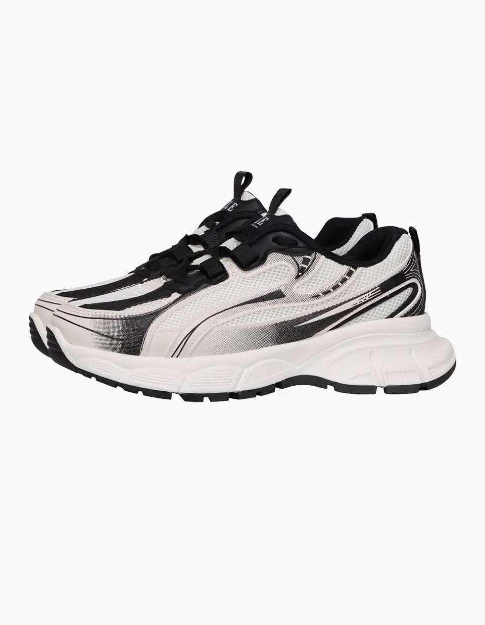 Elle Sports Club AVA Sneakers [Ivory Black] (EL5S248IBK)