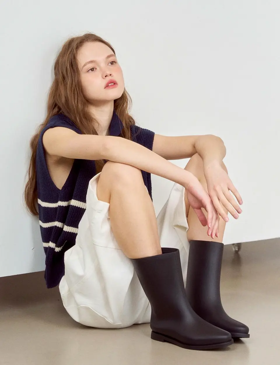 Rainy Middle Rain Boots