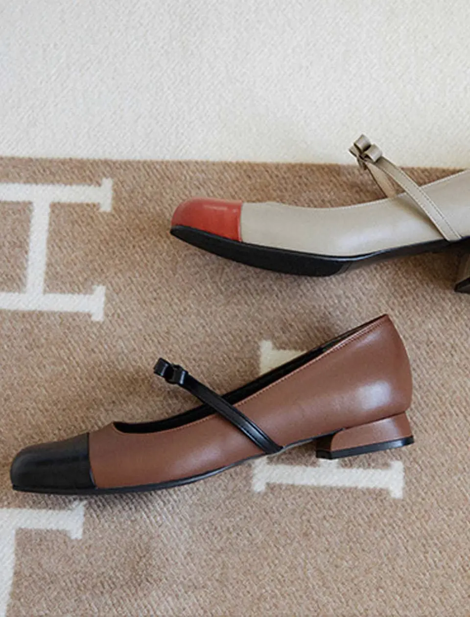 Wendy Ribbon Mary Jane Pumps (6 Colors)