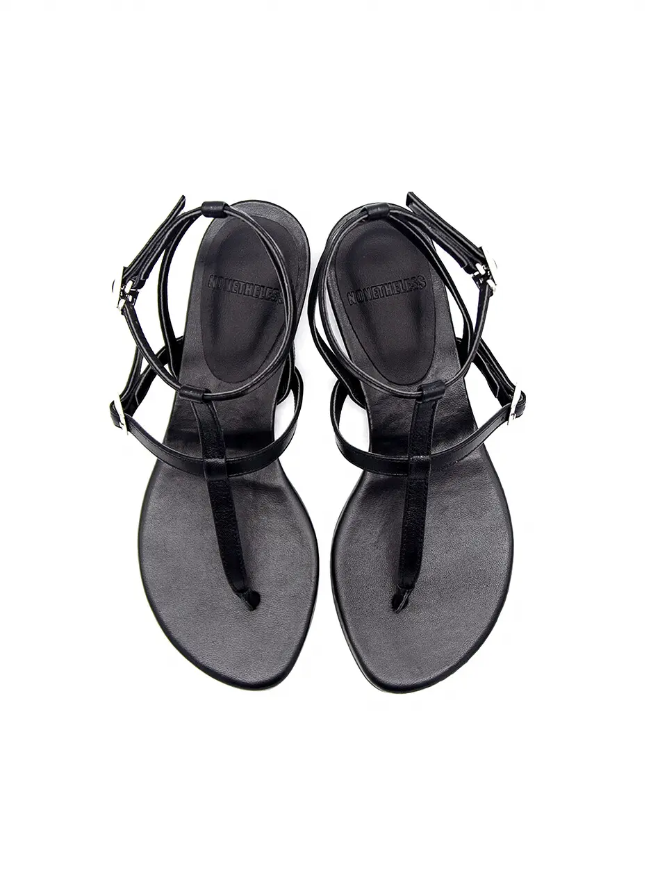 Flat Sandals N21-S232 Black