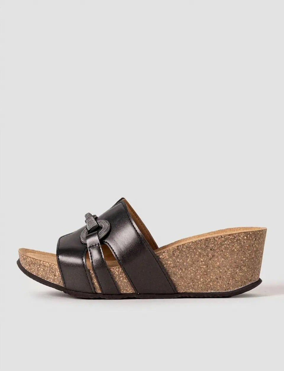 One-Strap Comfort Chunky Sandals [Black] (HH54K2F115)