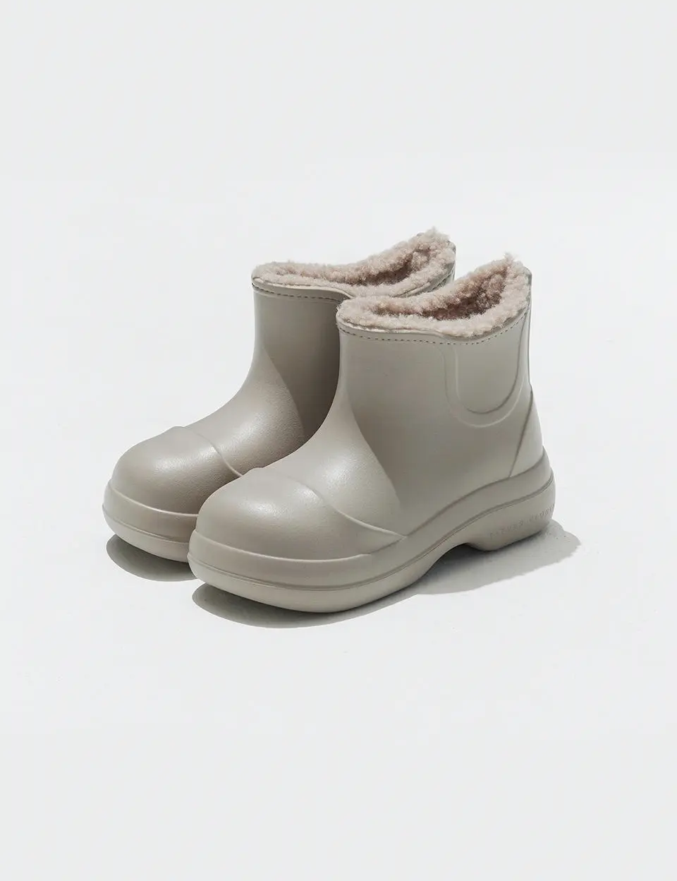 Waterproof Fur-Lined Winter Boots [Greige]