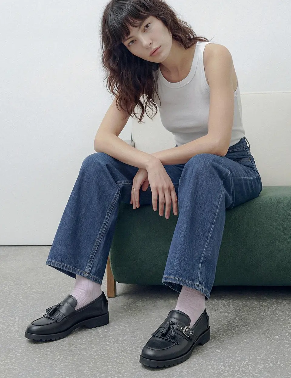 2041 Mare Tassel Lug Loafer 2.5cm