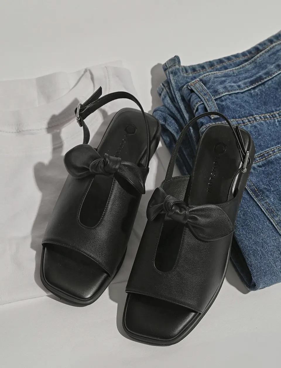 1969 Luna Ribbon Platform Sandals