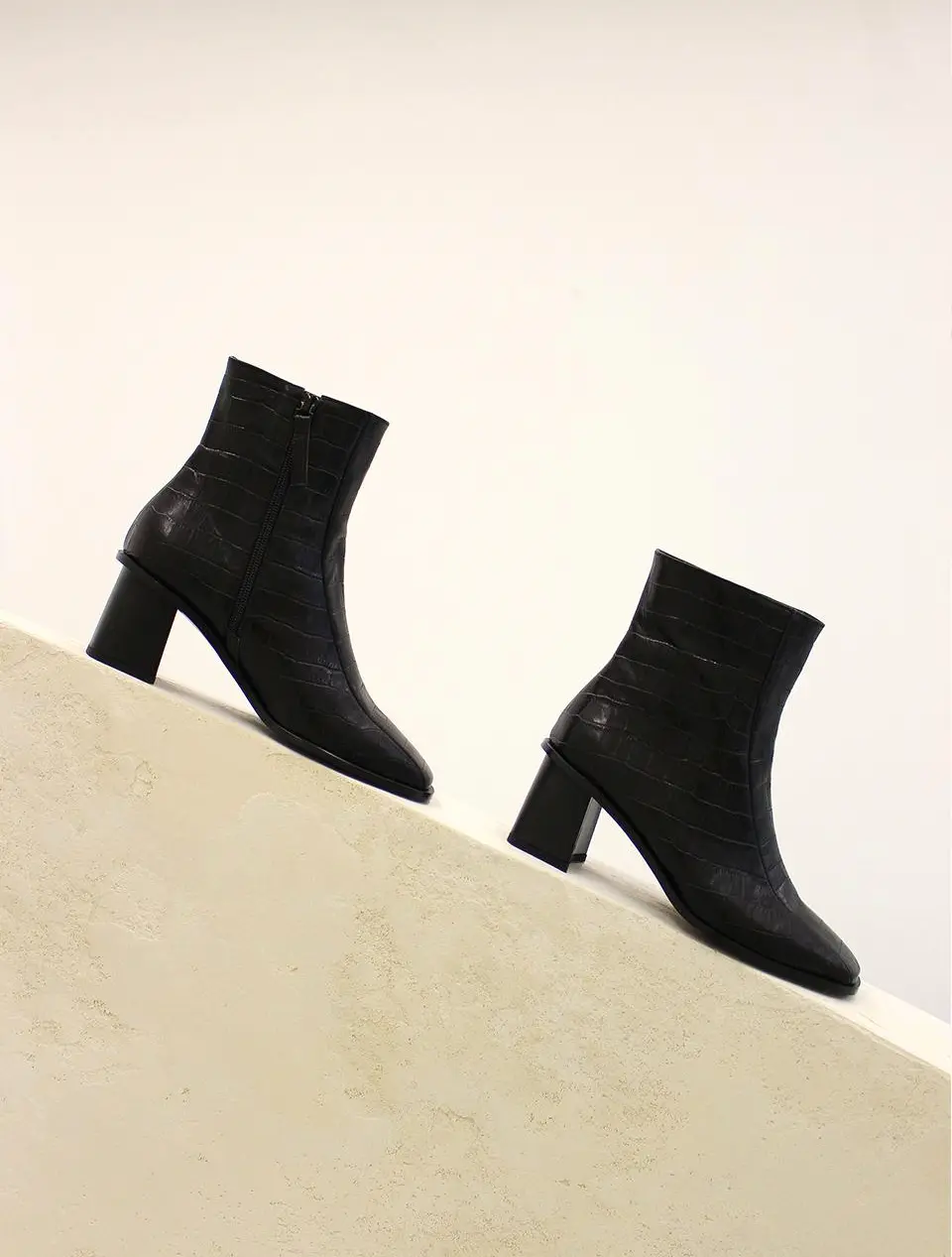Mid Heel Boots (HJ20079)