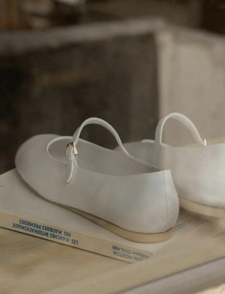 LUV MARYJANE FLATS [IVORY]