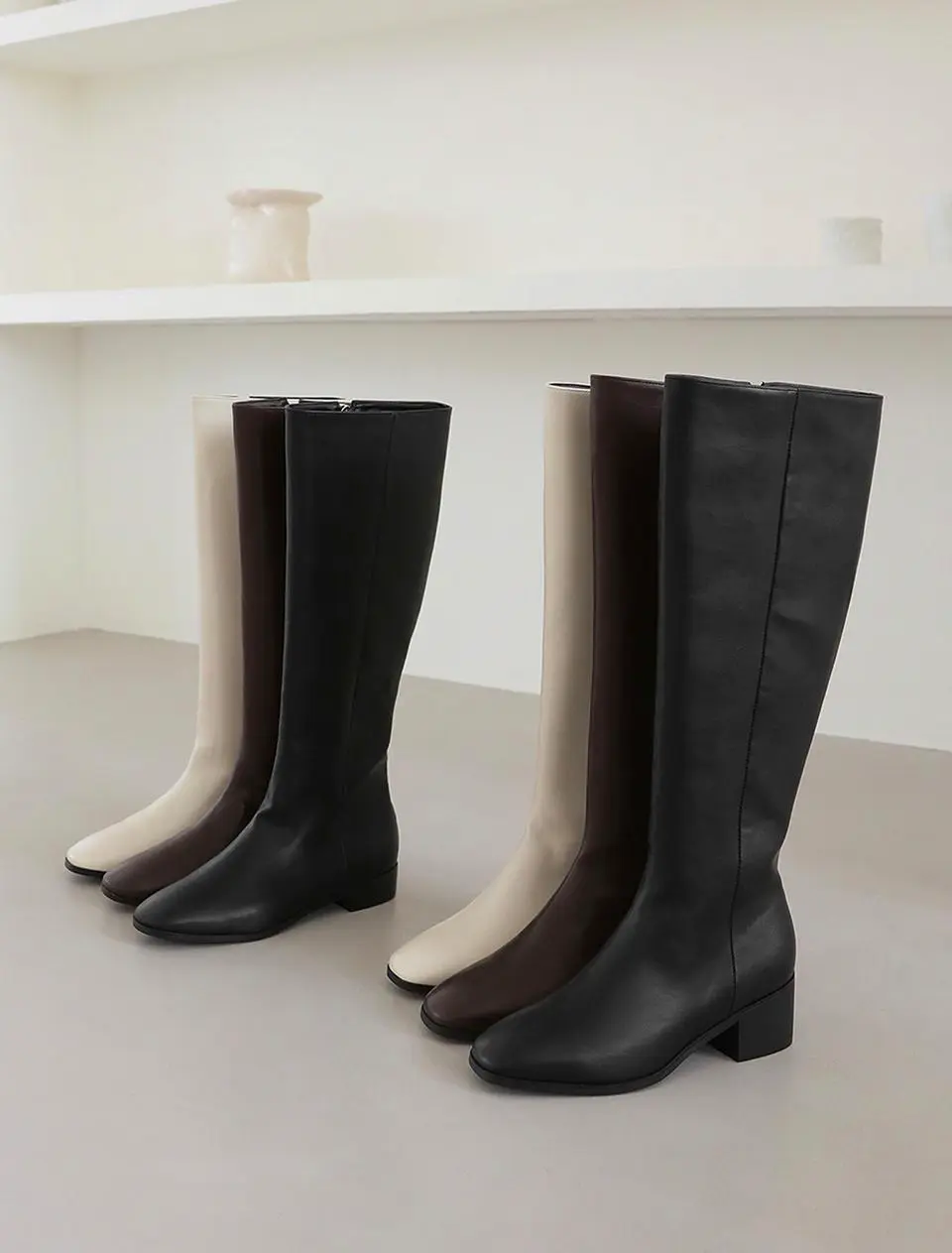 Seir Square Long Boots (3/5cm)