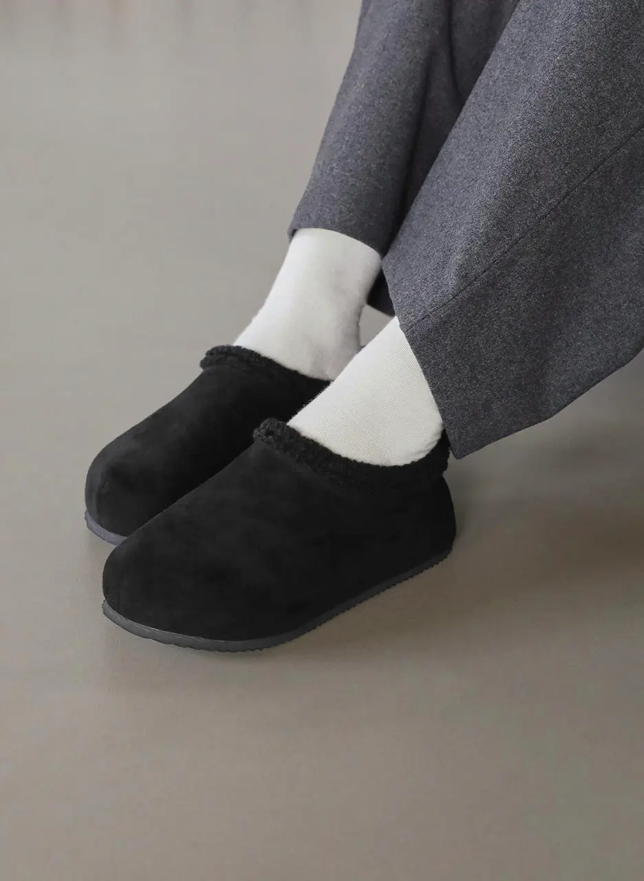 Harpers Faux Fur-Lined 4cm Slides