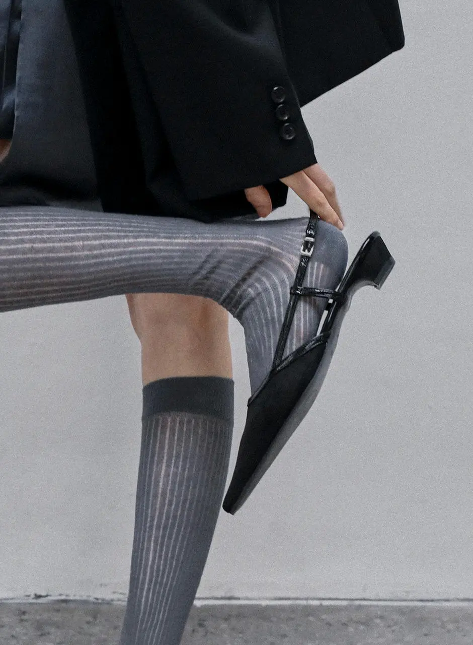 SOHO Suede Slingbacks (2color)