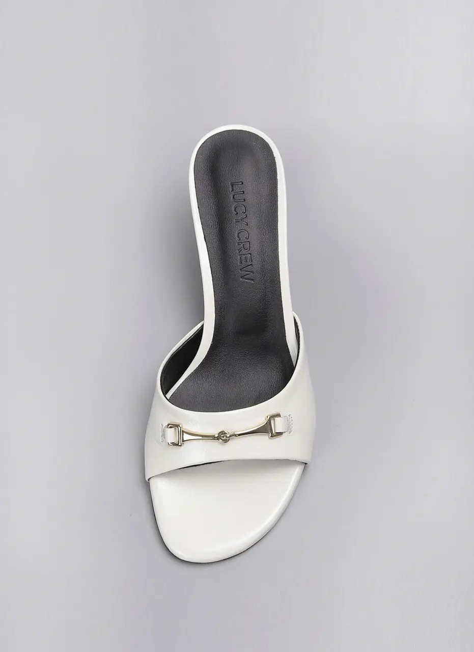 Ornament Open Toe Mule 5cm Sandals (LC575)