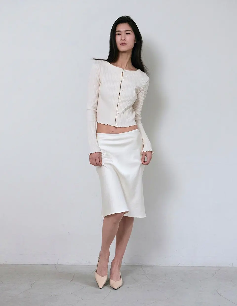 Avenue Pointed-Toe Pumps - Blush Nude