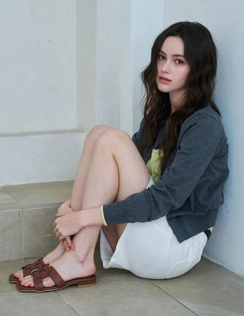 Mila Weaving Layered Mule 1.5cm (CW0103BR)