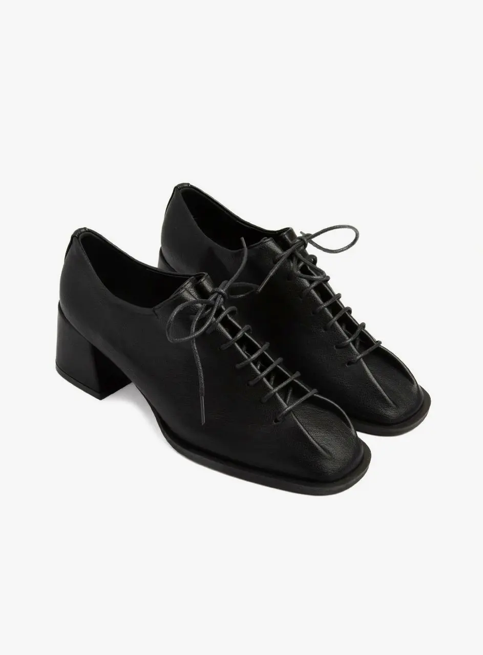 Birtnon Lace-up 2heels 3.5cm 5.5cm Loafer Heels (L578)