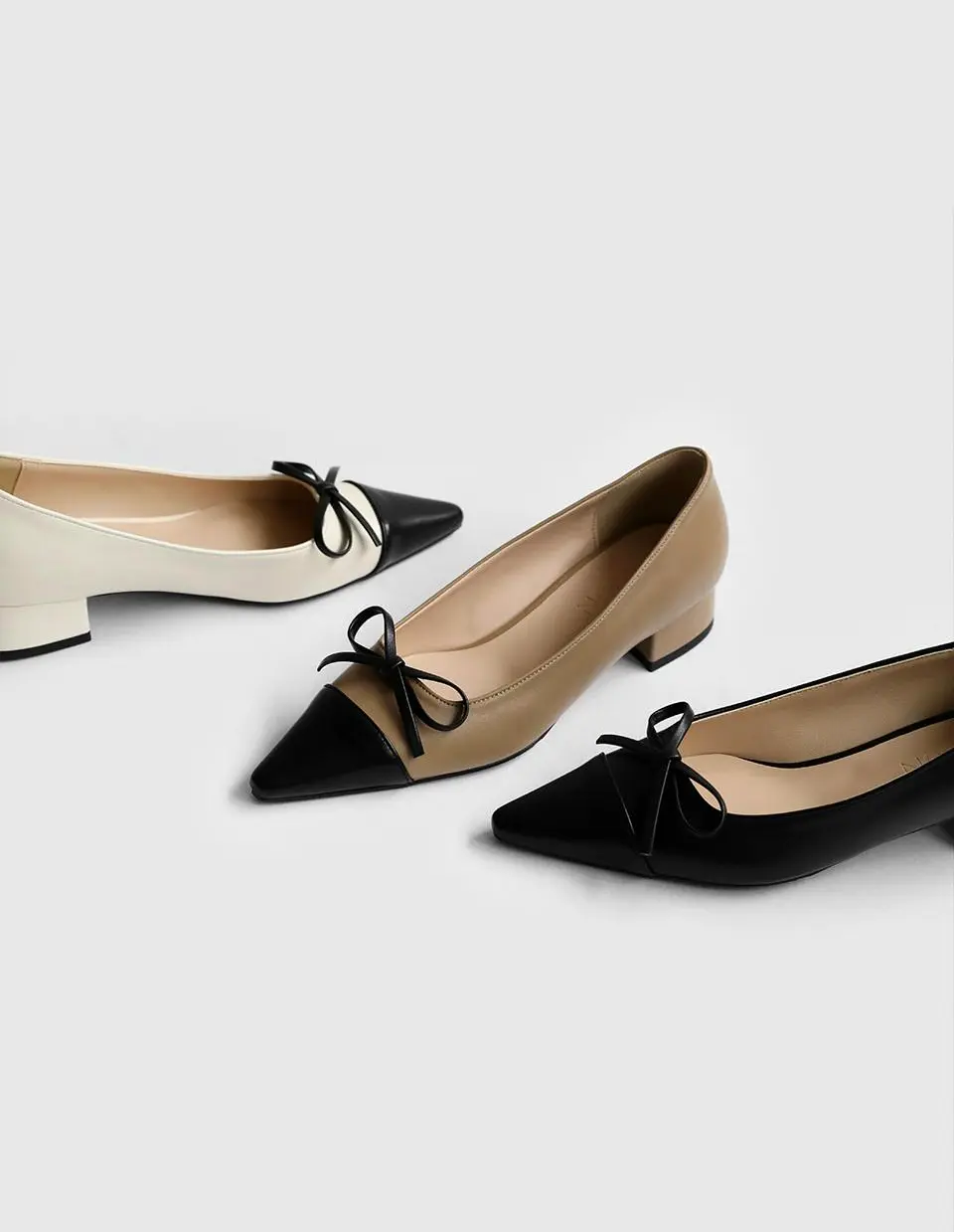 Cetyline Ribbon Flat Shoes (3cm)