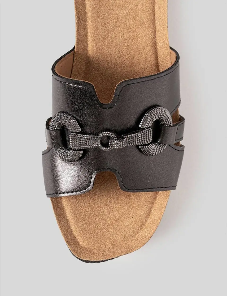 One-Strap Comfort Chunky Sandals [Black] (HH54K2F115)