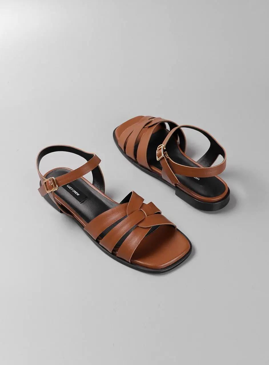 Twisted Flat Sandal [3colors] (LC320)