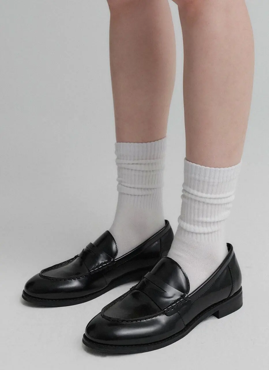 Ivy Loafer Loafers [Black]