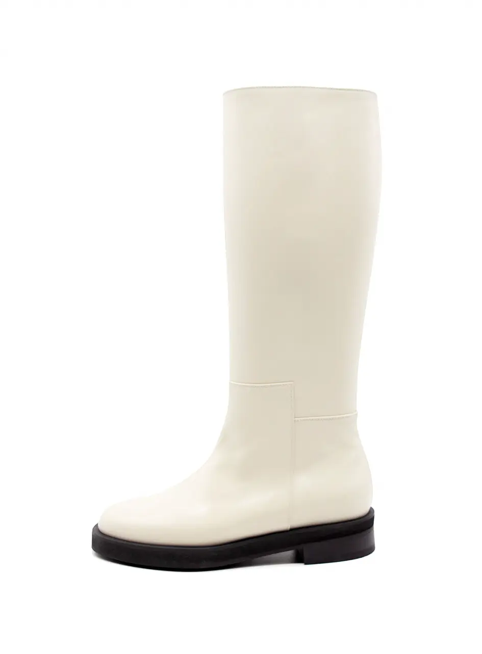 Zip Up Knee High Boots