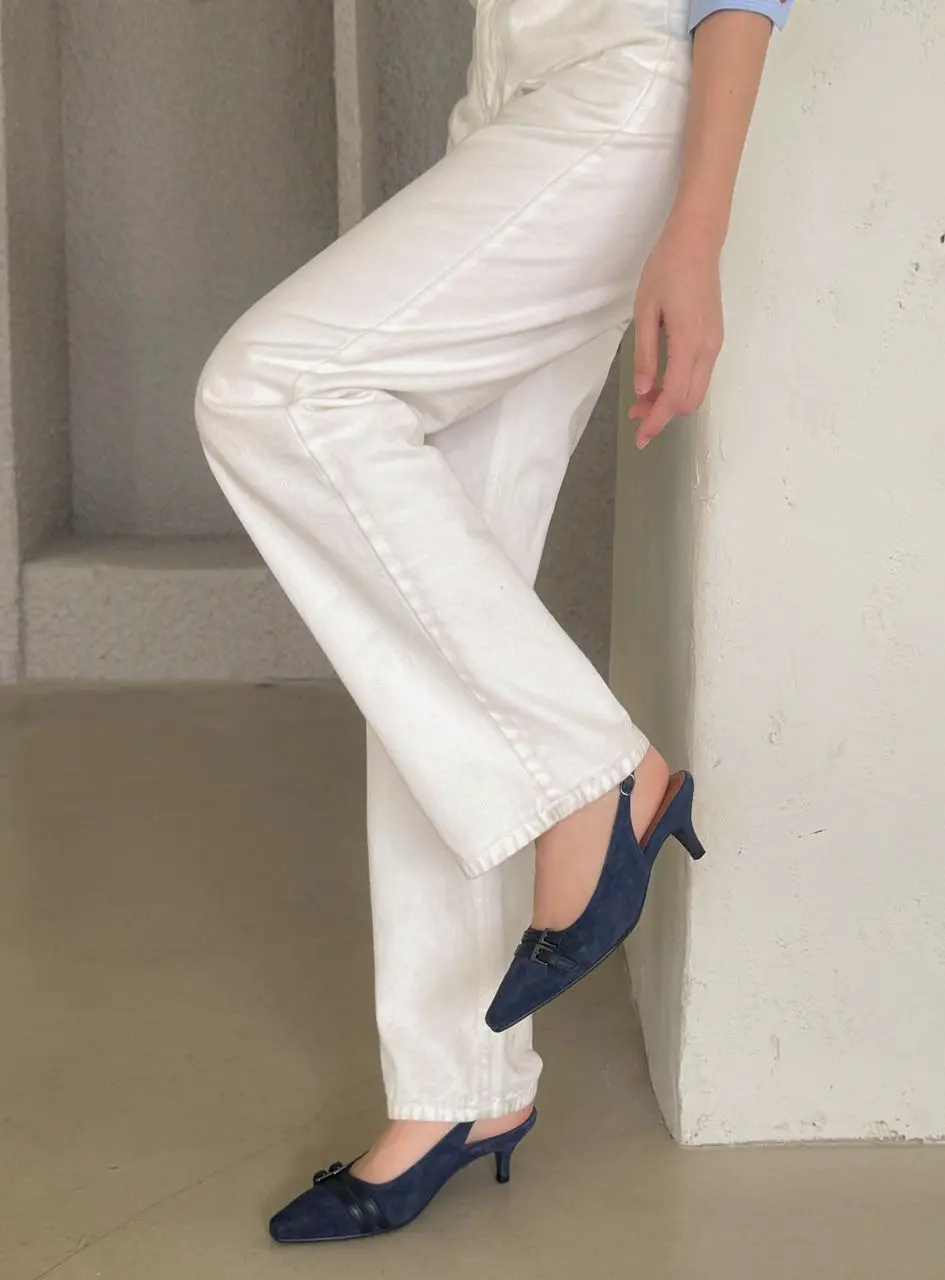 Belted Sling Back Desia 5cm PUMPS (Vi21272)