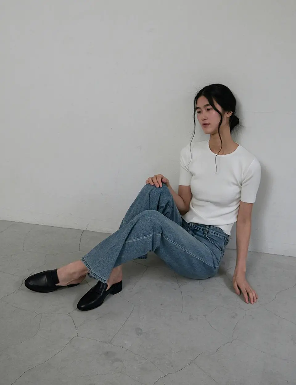 Le Classique Marju Round Toe Bloafer - Mono Black