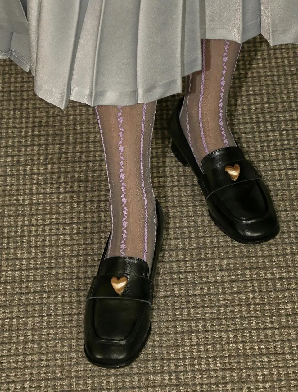 170J Clove Heart Loafer 3cm