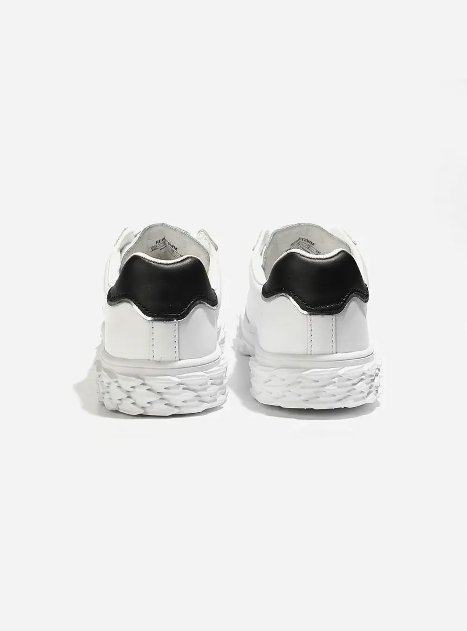 Mako W Leather Sneakers [White]