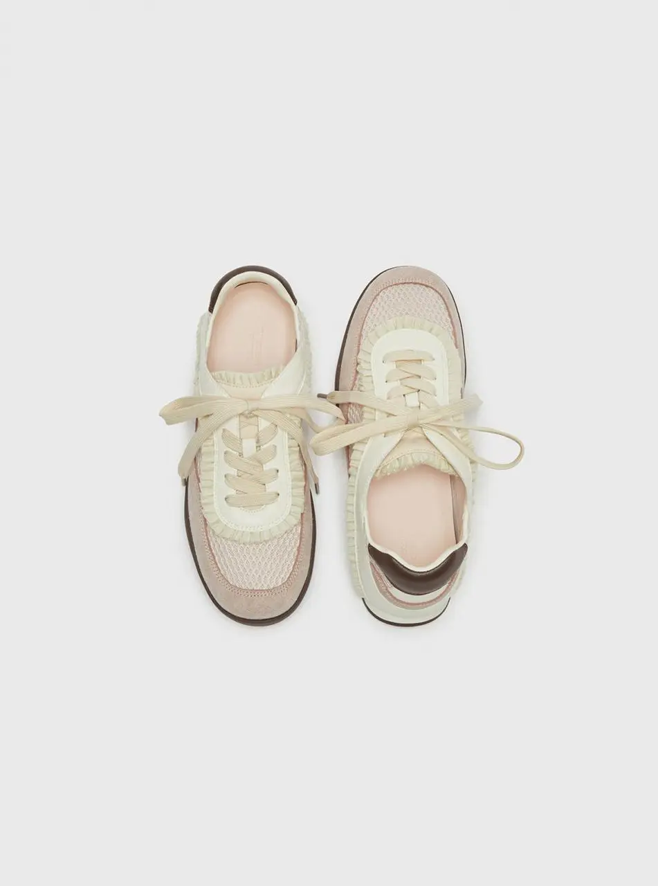 Ruffle low sneakers(Pink)_DG4DS26005PIK
