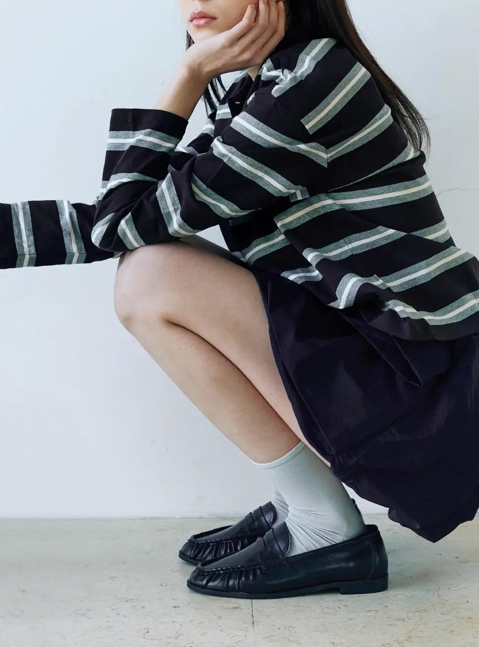 Dress Classic Shirring Loafer (SM027)