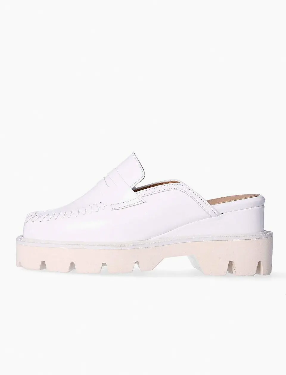 PUKA Platform Bloafers Mules [black]