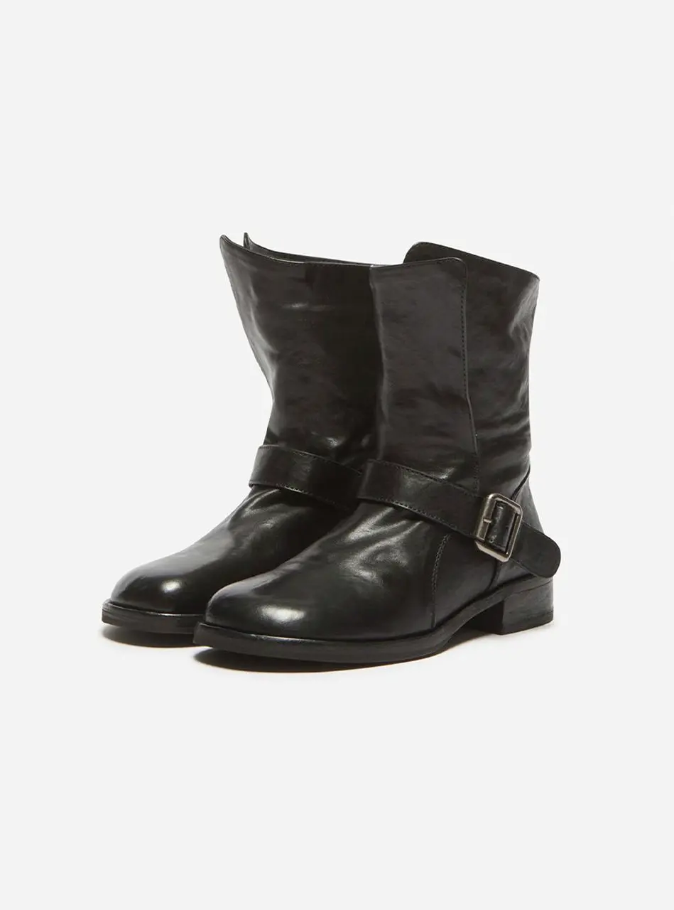 Buckle biker Ankle Boots [black] (DG3CW25503BLK)