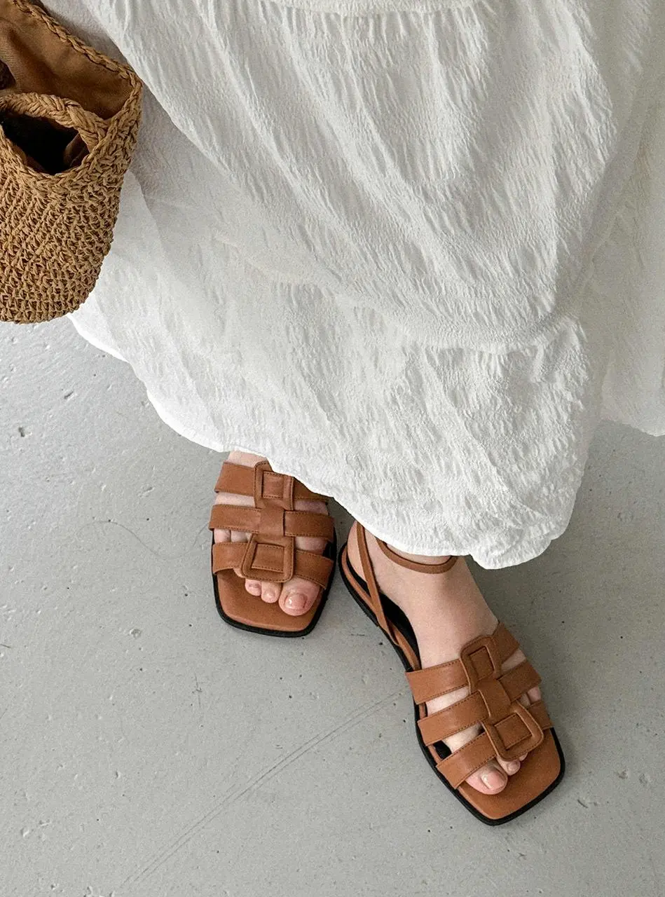 Juvie Weaving Fisherman Strap Sandals (1.5cm) (APF592)