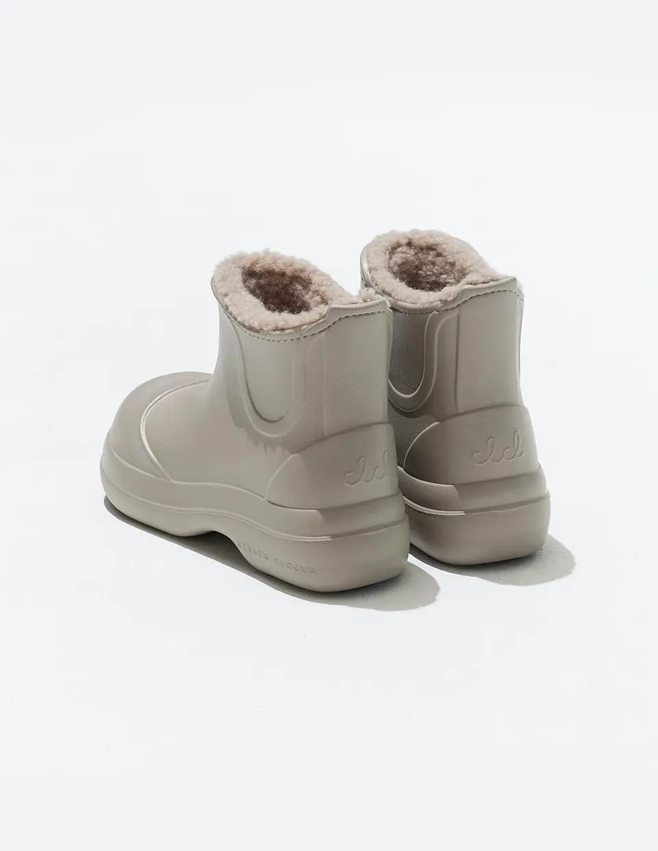 Waterproof Fur-Lined Winter Boots [Greige]