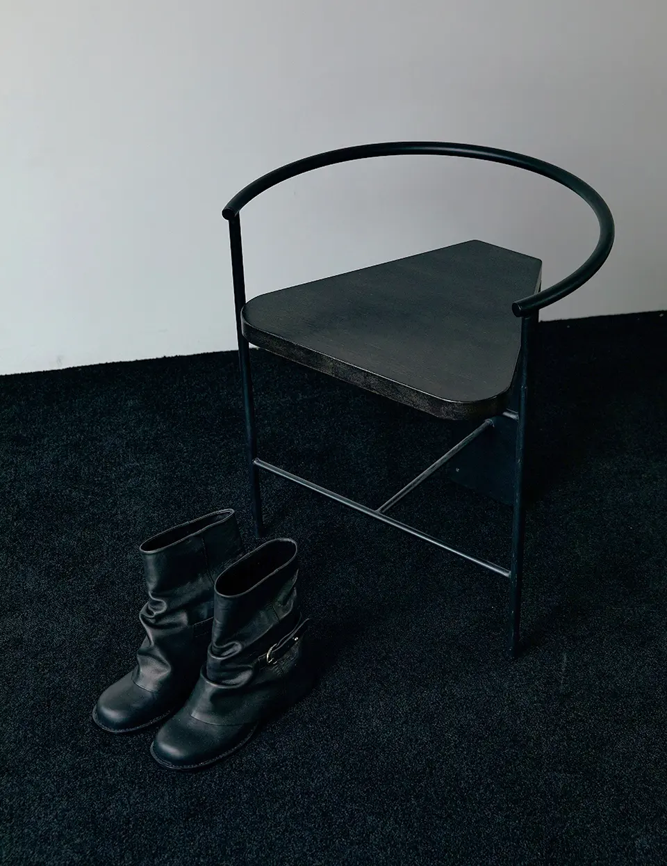 Wens Wrinkle Boots_Black