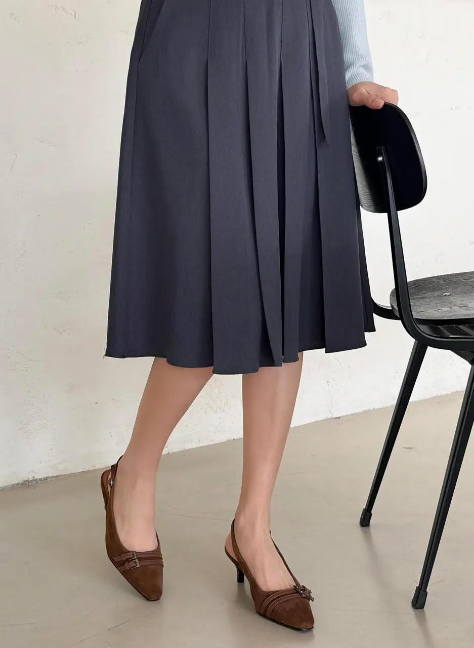 Belted Sling Back Desia 5cm PUMPS (Vi21272)