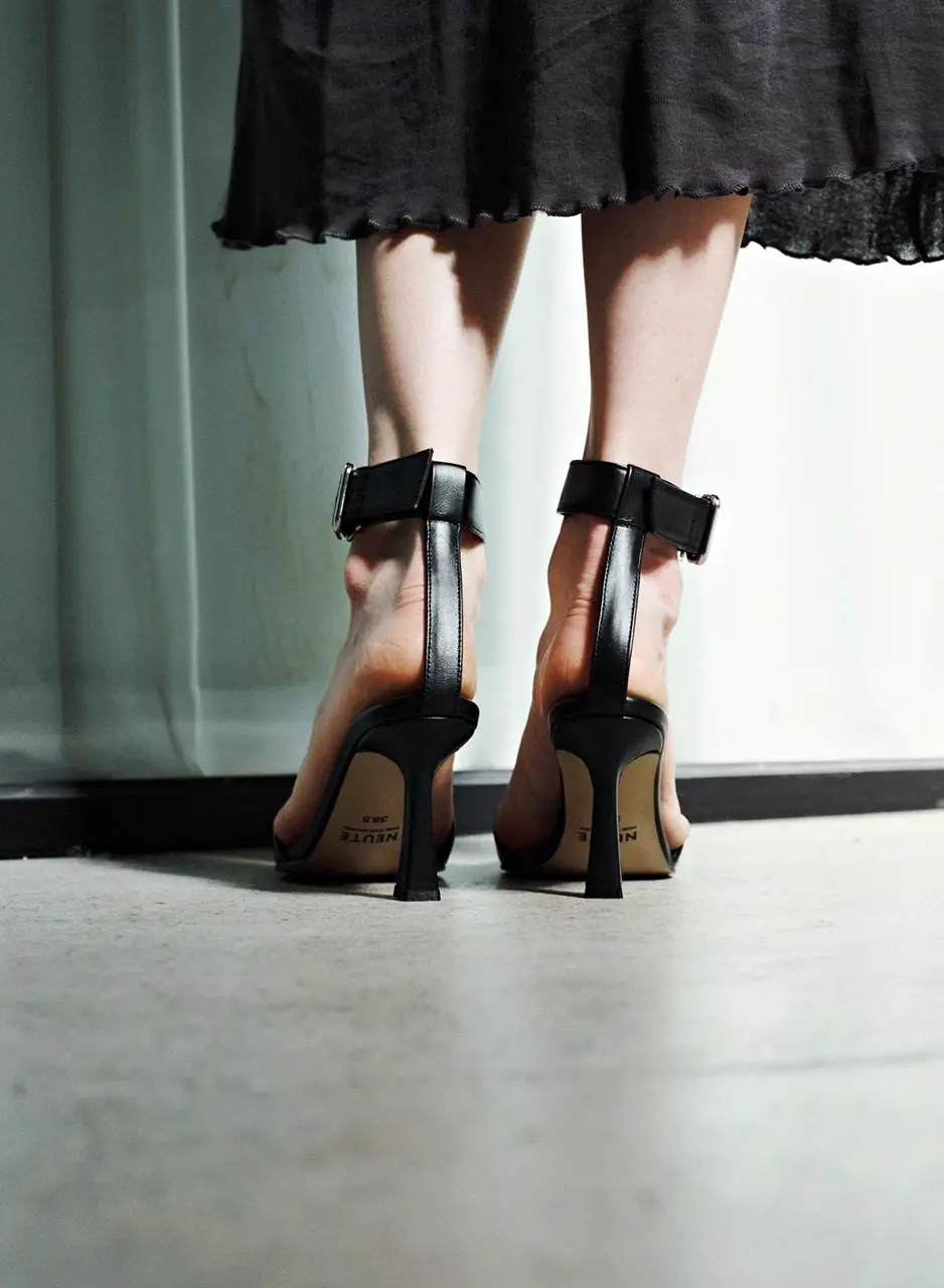 80mm Melanie Ankle Strap Pumps