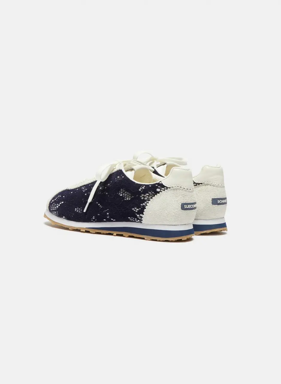 Flower Lace Sneakers [navy] (DG4DS26004NAY)