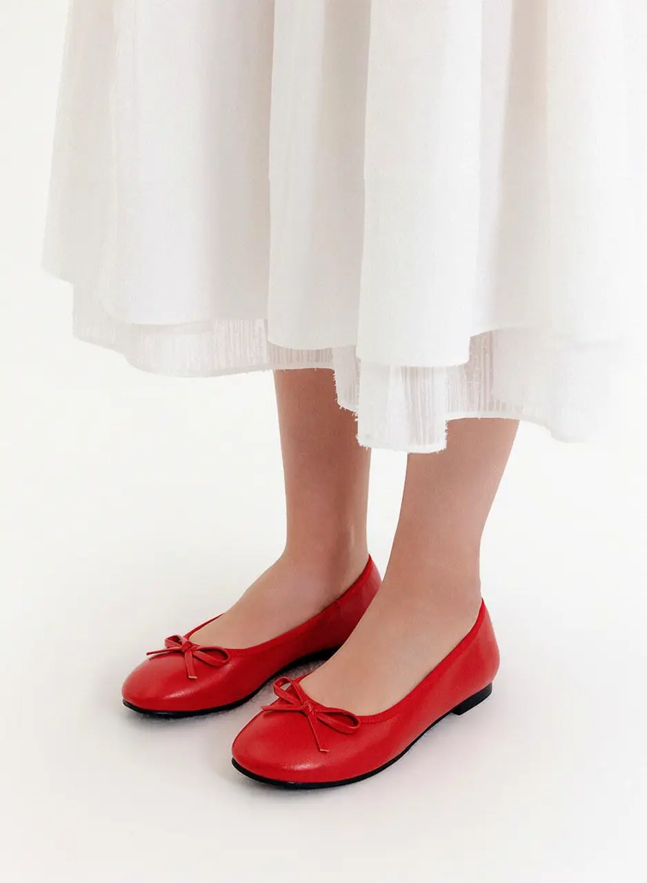 Elegant Ribbon Flat Shoes