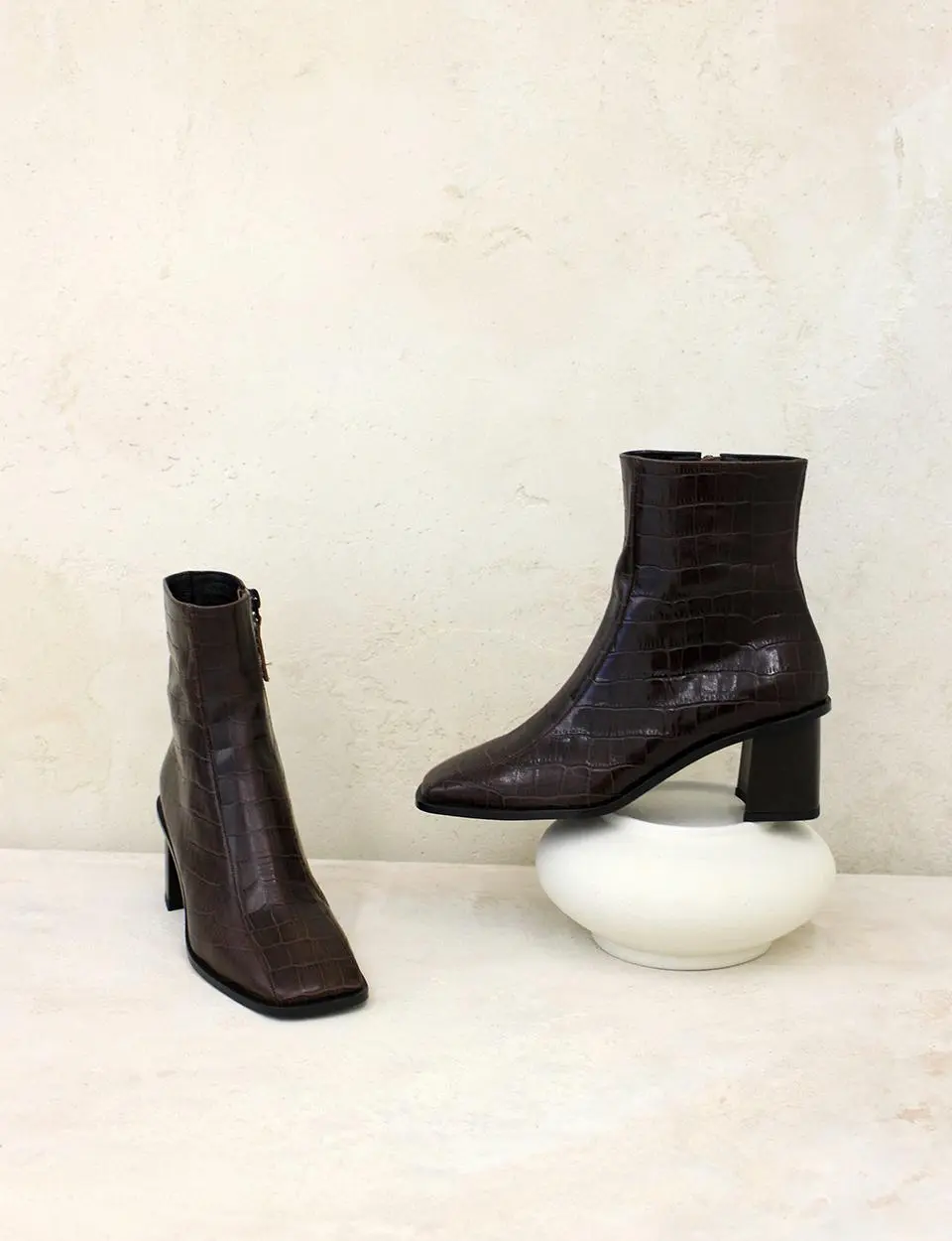 Mid Heel Boots (HJ20079)