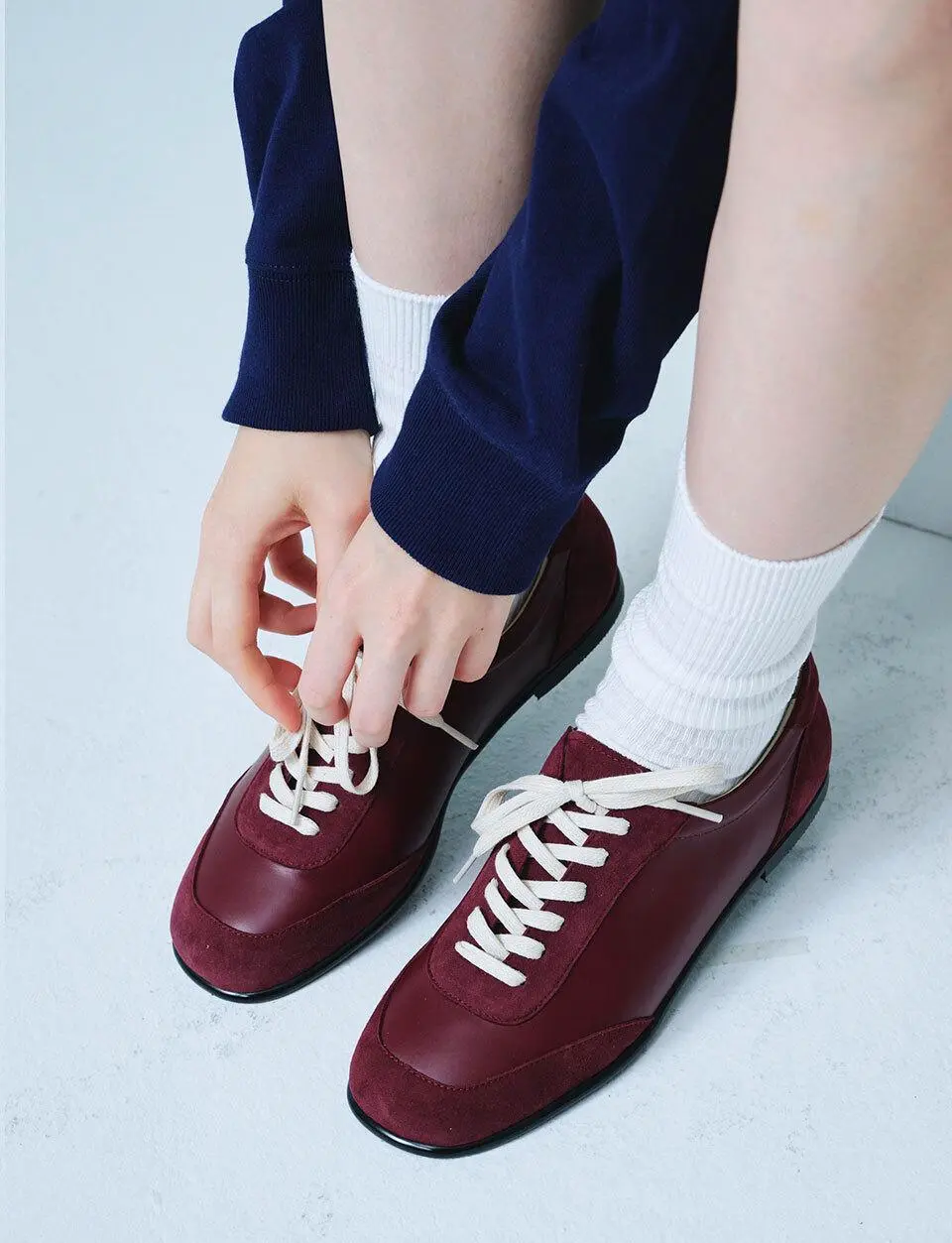 Belly sneakers (burgundy)