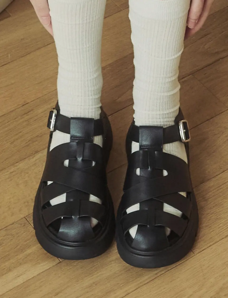 Platform Fisherman Sandals EBAL157338