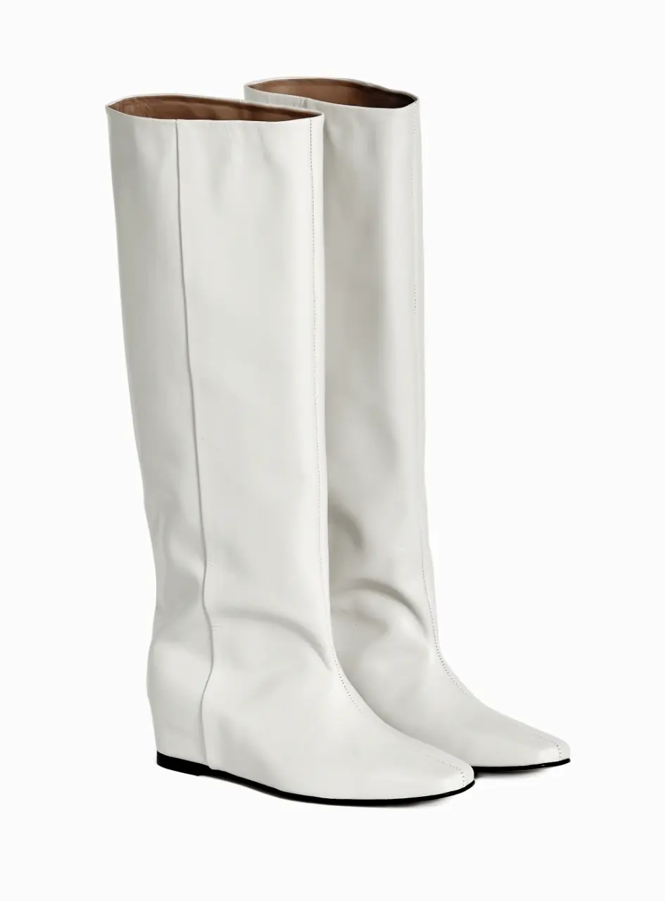 Regina Wedge-Heel Long Boots