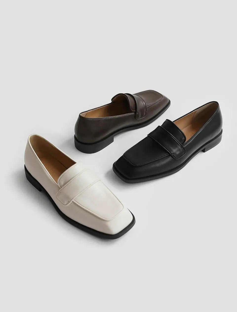 Loped Square (2cm) Loafers