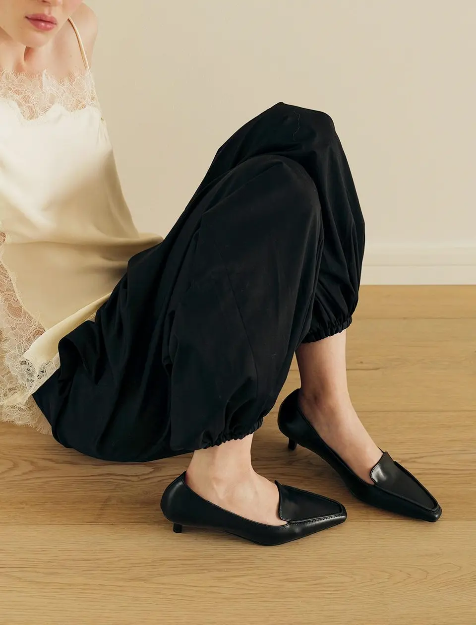 Fade Classic Loafer Heel 4.5cm Pumps